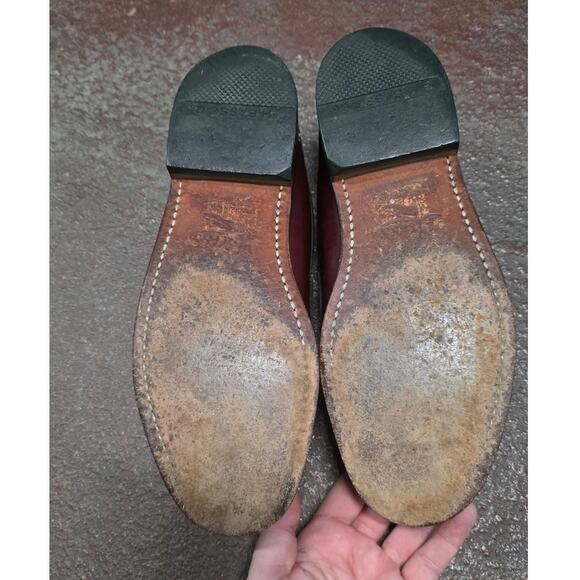 GH Bass Weejuns Men 8.5 B Loafer Leather USA Cordovan Preppy College Classic - Picture 6 of 10